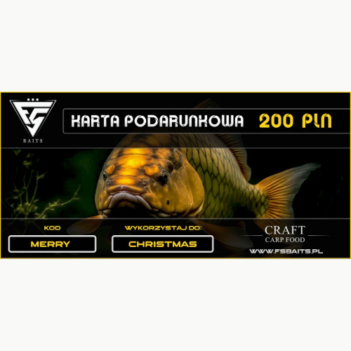 Karta Podarunkowa 200 zł