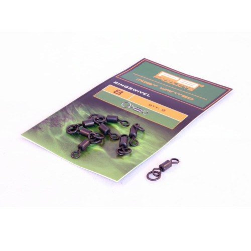 PB Products Ring Swivel 8 - Krętlik karpiowy z kółkiem