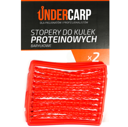 Undercarp Stopery do Kulek Proteinowych (czerwone)