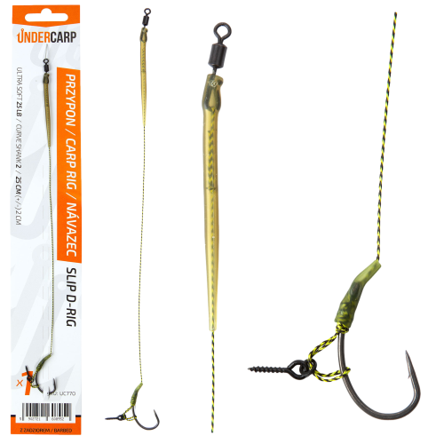 Undercarp Przypon Karpiowy Slip D-Rig
