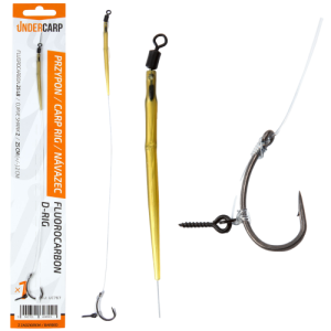 Undercarp Przypon Karpiowy Fluorocarbon D-Rig