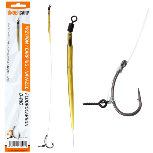 Undercarp Przypon Karpiowy Fluorocarbon D-Rig