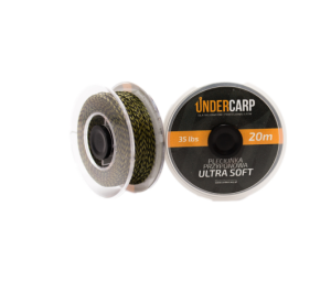 Undercarp Plecionka Przyponowa 20m 35lb ULTRA SOFT (zielona)