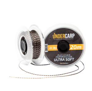 Undercarp Plecionka Przyponowa 20m 25lb ULTRA SOFT (brązowa)