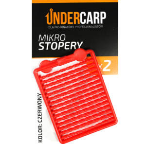 Undercarp Mikro Stopery do Kulek Proteinowych (czerwone)