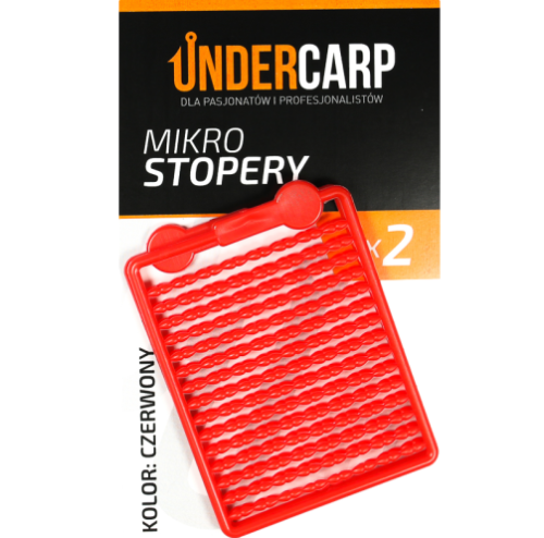 Undercarp Mikro Stopery do Kulek Proteinowych (czerwone)