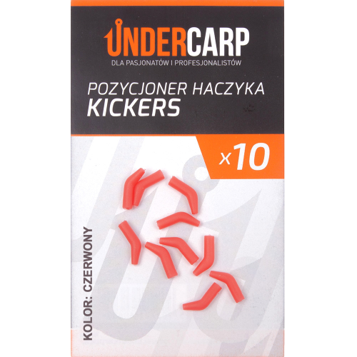 Undercarp Pozycjoner Haczyka Kickers (czerwony) 10 szt
