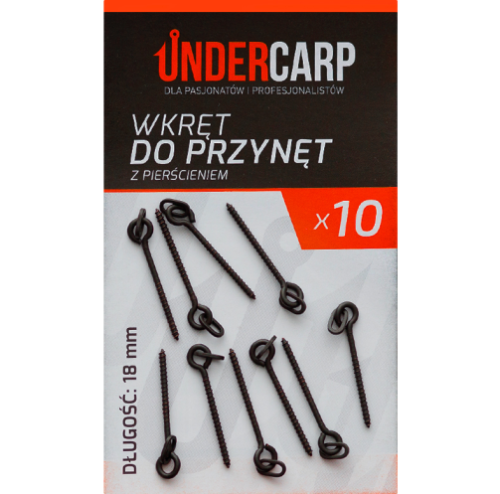Undercarp Wkręt Do Przynęt Z Pierścieniem 18 mm